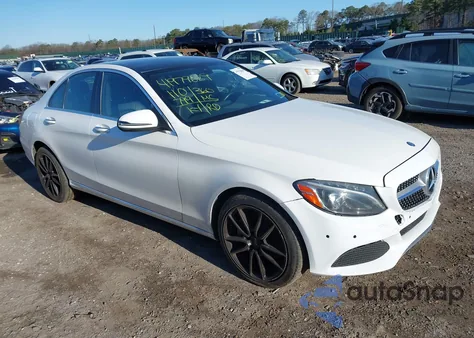 2018 Mercedes-Benz C 300 4Matic из США, поврежденный, VIN WDDWF4KB7JR351702